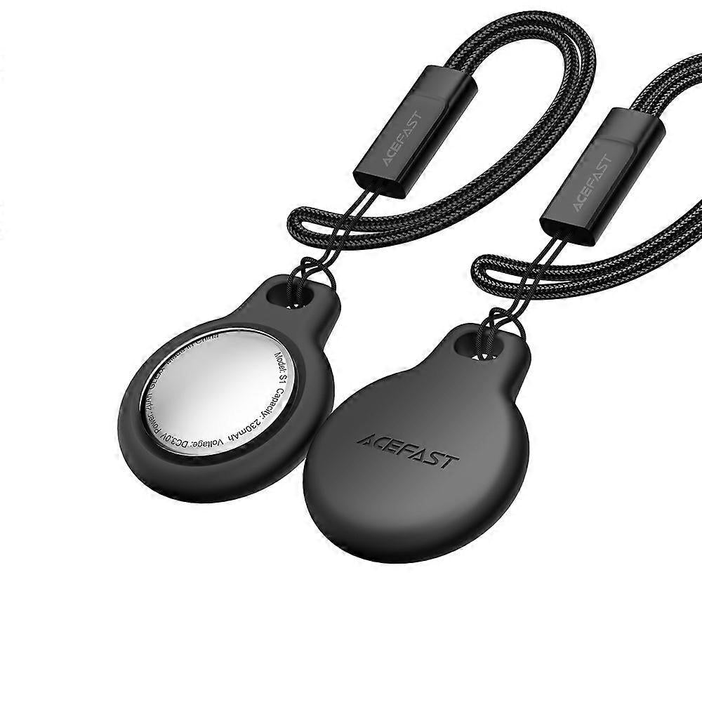 Acefast SmartTag S1 per serie iOS, Set 4 pezzi, Grigio