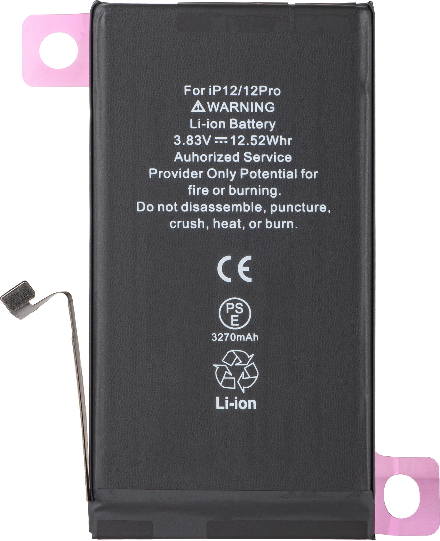 Batterie Apple iPhone 12 / 12 Pro, Diagnostic Haute Capacité