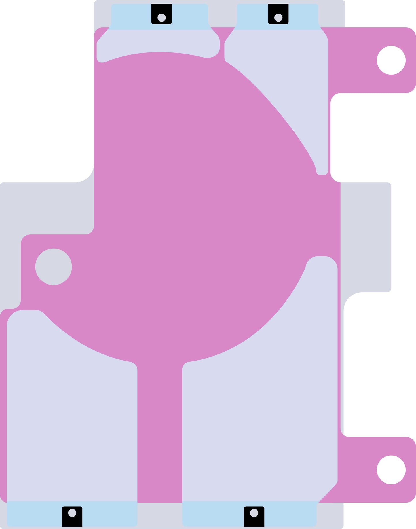 Batteria Apple iPhone 12 Pro Max, alta capacità