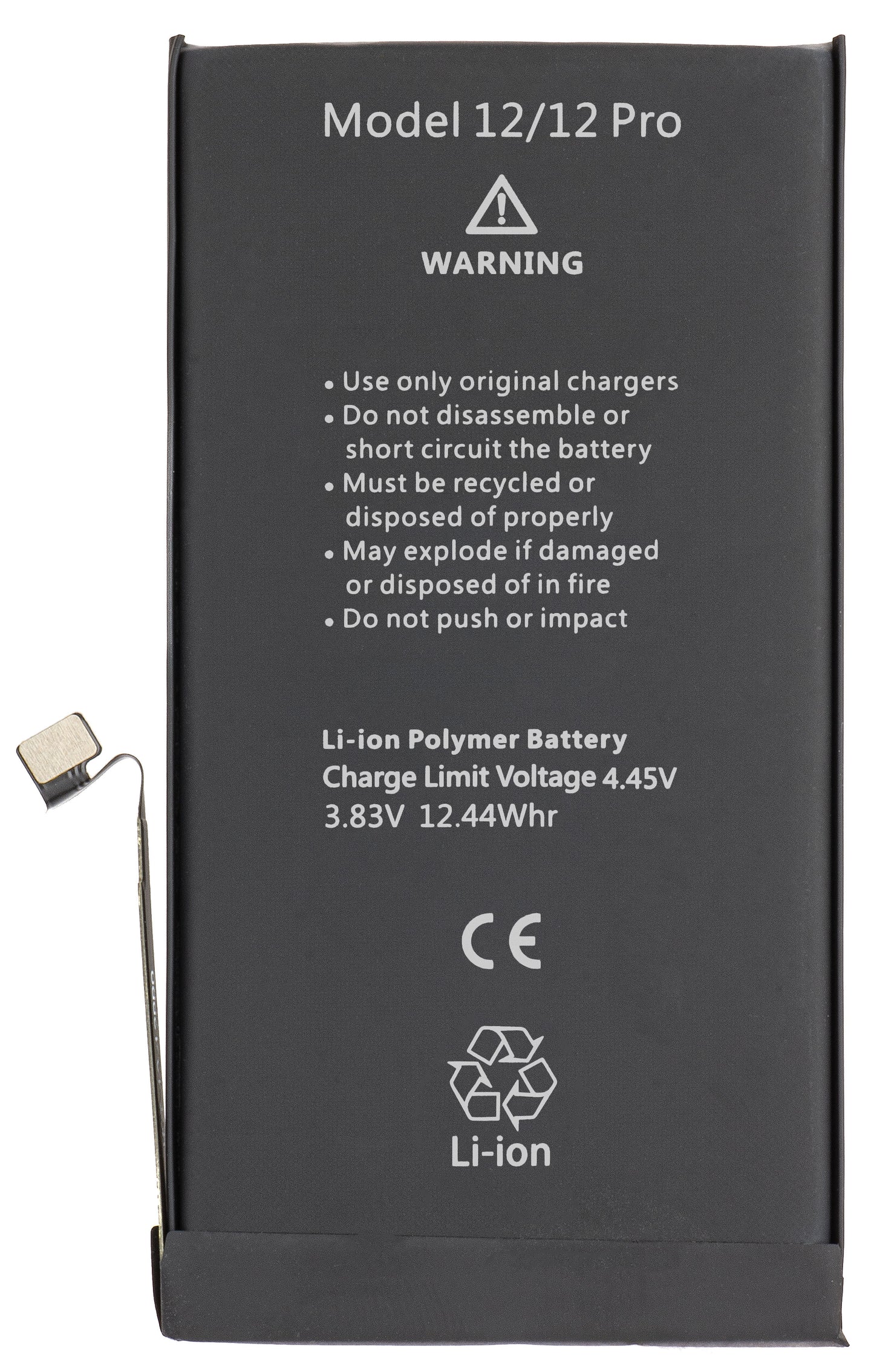 Batterie Apple iPhone 12 / 12 Pro, Haute Capacité