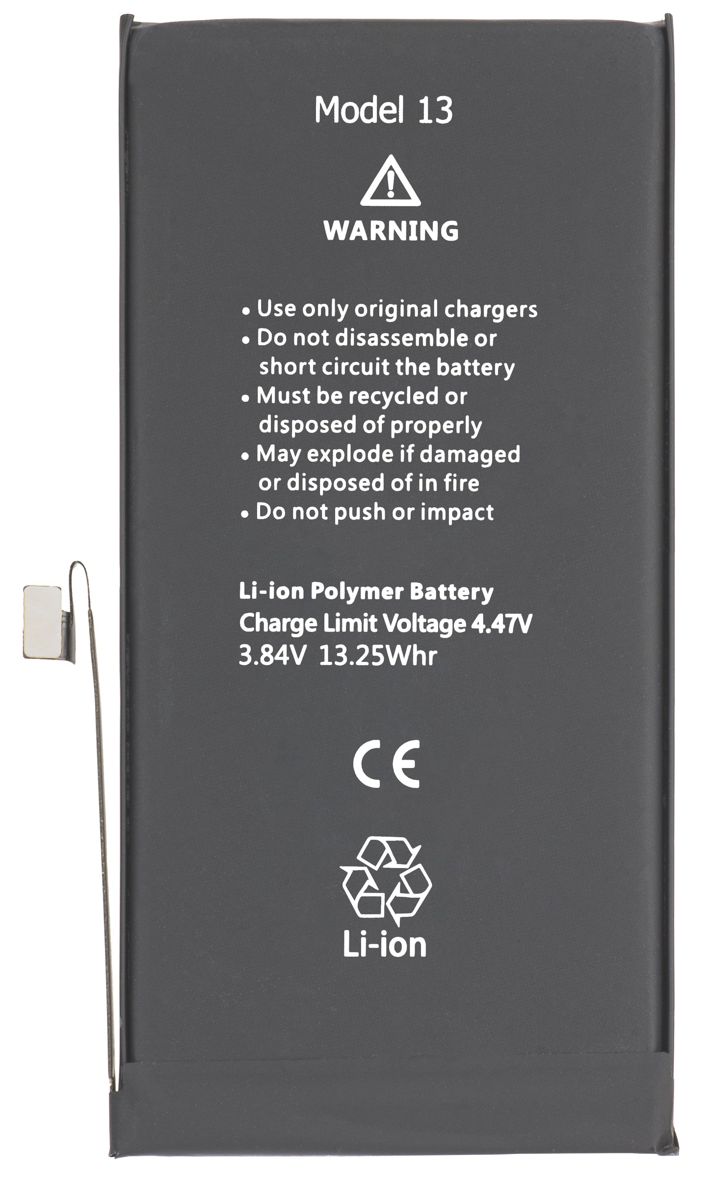 Batterie Apple iPhone 13, hohe Kapazität