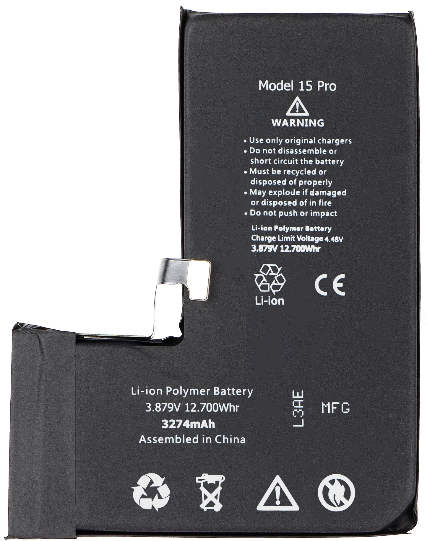 Batteria Apple iPhone 15 Pro