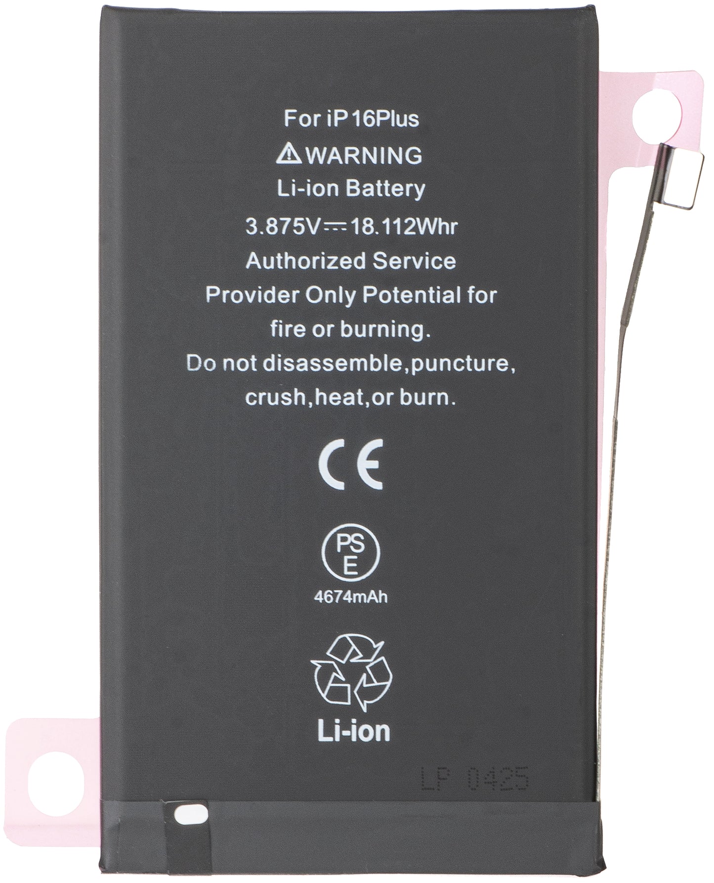 Batteria per Apple iPhone 16 Plus