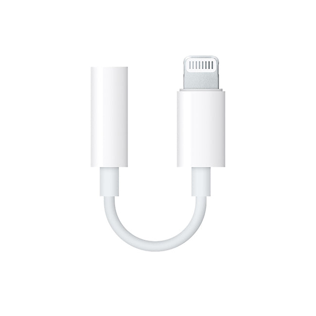 OEM Audio Adapter Lightning auf 3.5mm Jack | Kopfhörer Adapter Weiß | Apple Zubehör