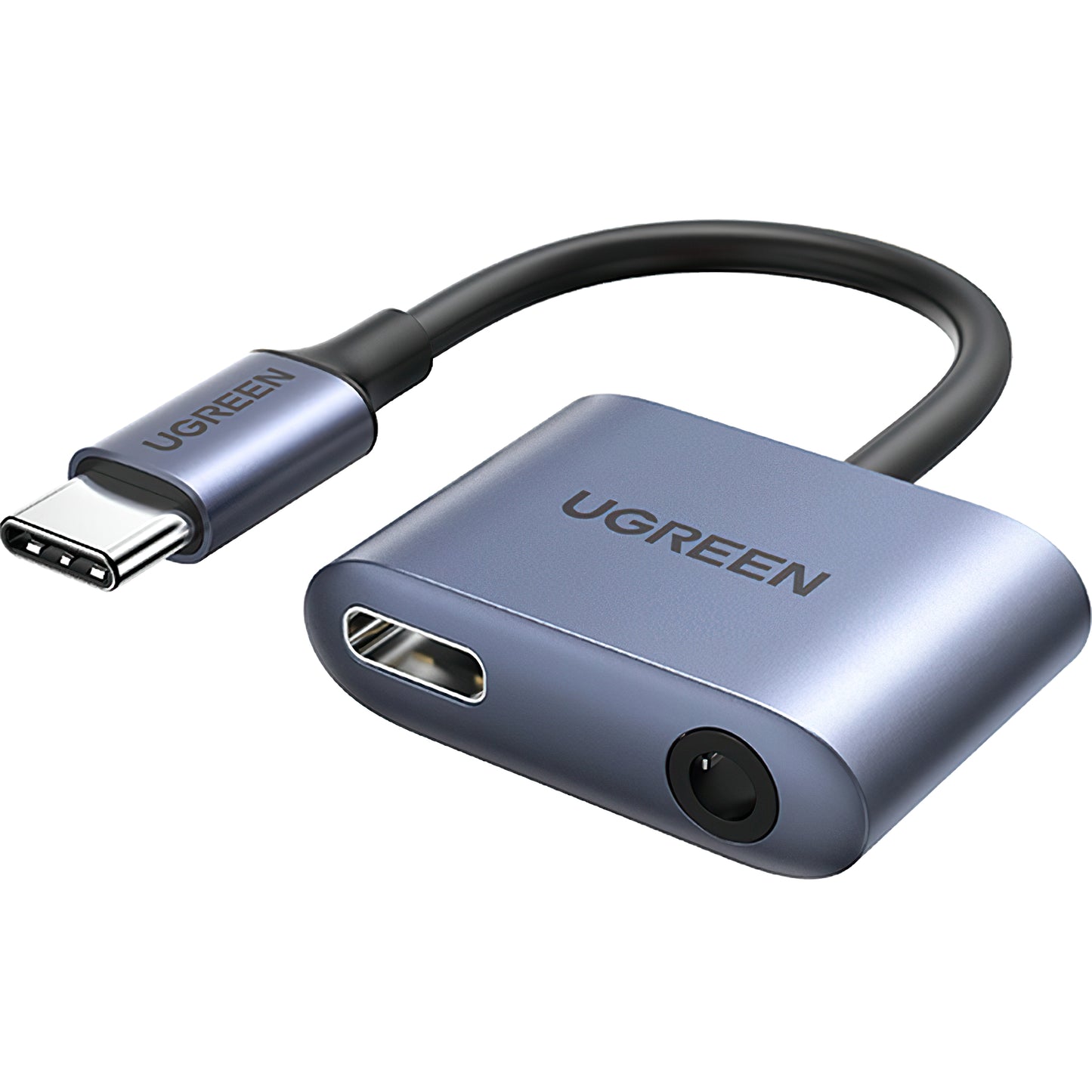 Audio-Adapter USB-C - 3.5mm / USB-C UGREEN CM231, Grau
