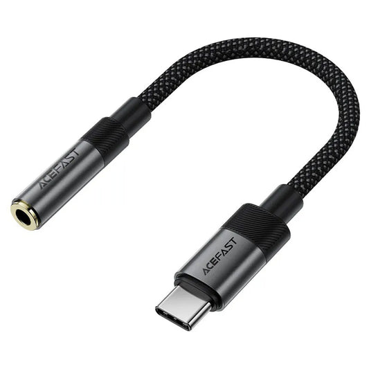 Adattatore Audio USB-C - 3.5mm Acefast J12, Nero