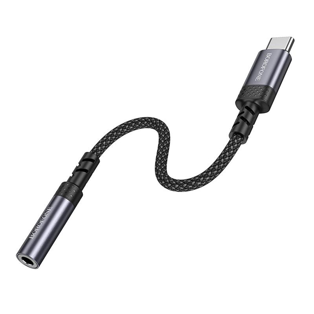 Adattatore Audio USB-C - 3.5mm Borofone BV24, Grigio