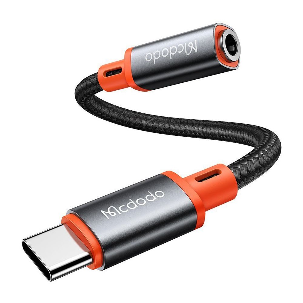 Adattatore Audio USB-C - 3.5mm McDodo CA-7561, Nero