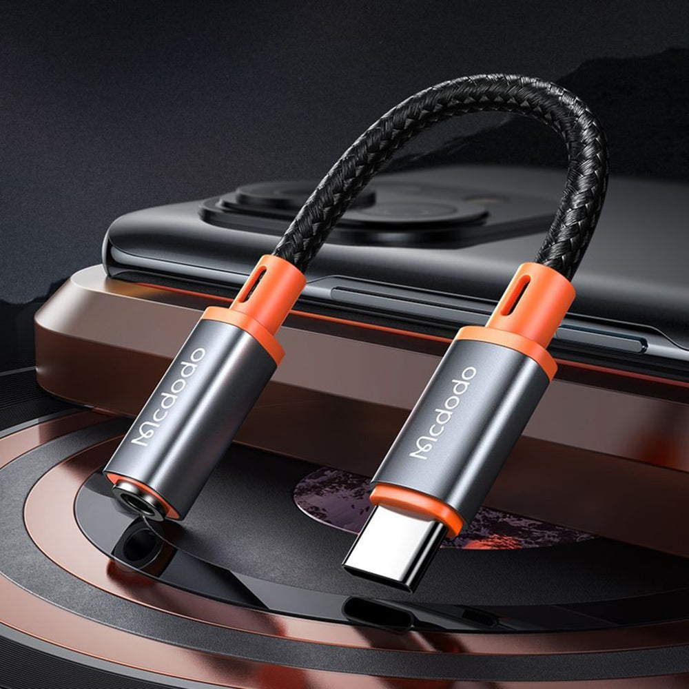 Adattatore Audio USB-C - 3.5mm McDodo CA-7561, Nero