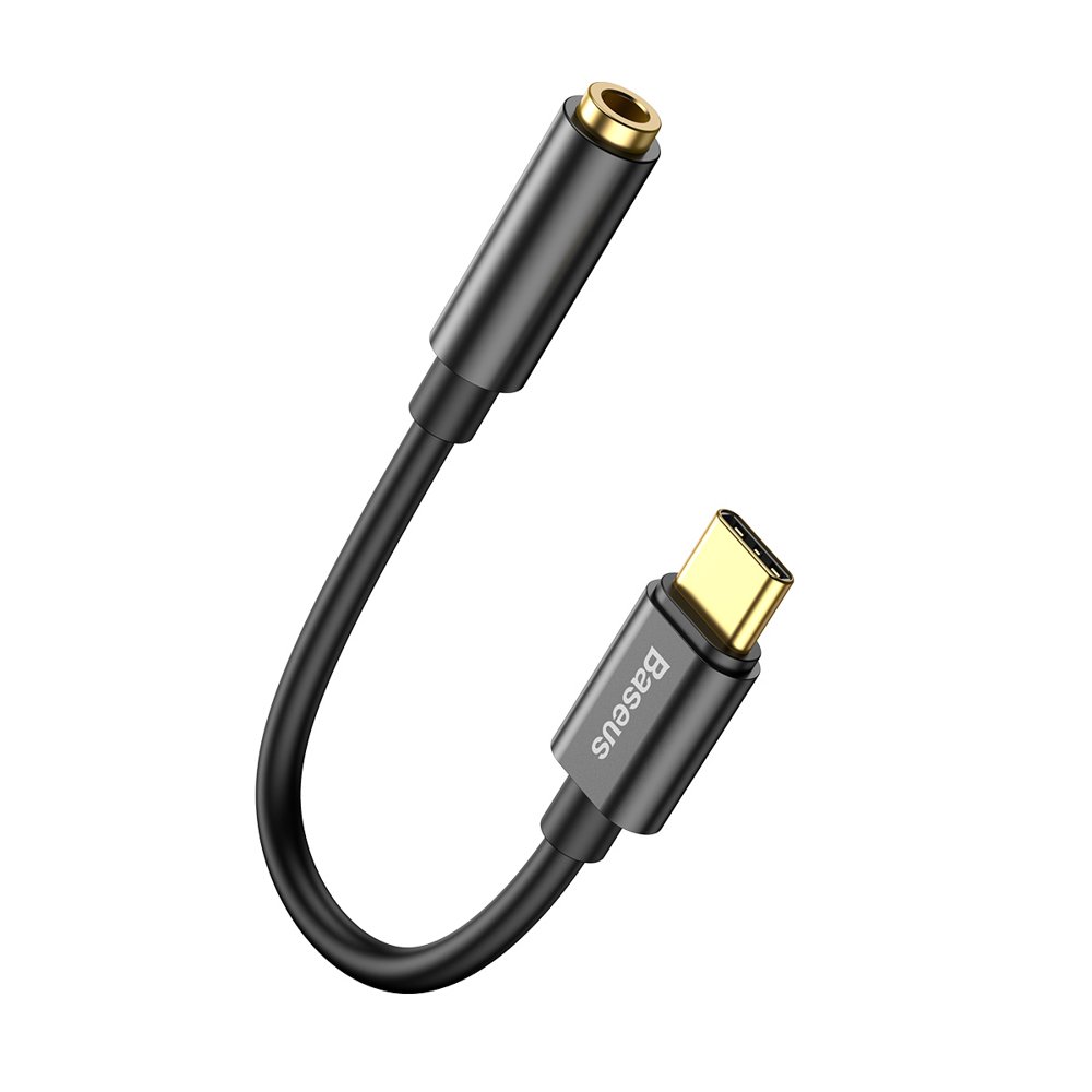 Adaptateur Audio USB-C - 3.5mm Baseus L54, Noir CATL54-01