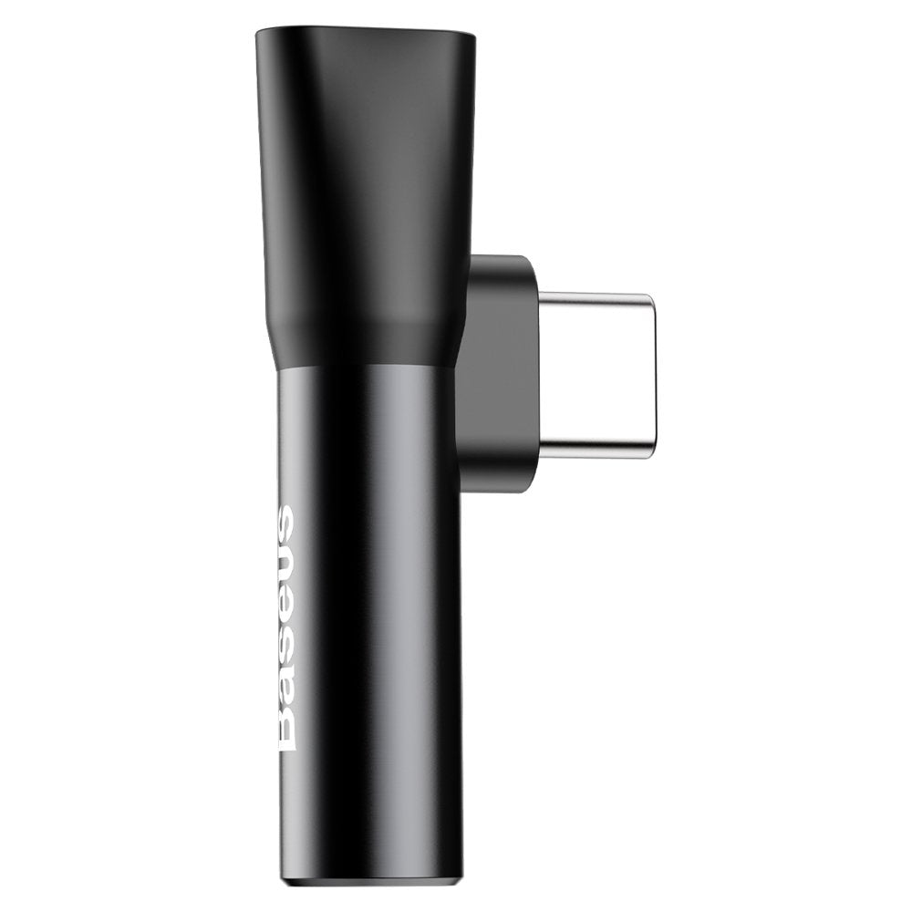 Adattatore Audio USB-C - USB-C / 3.5mm Baseus L41, Nero CATL41-01