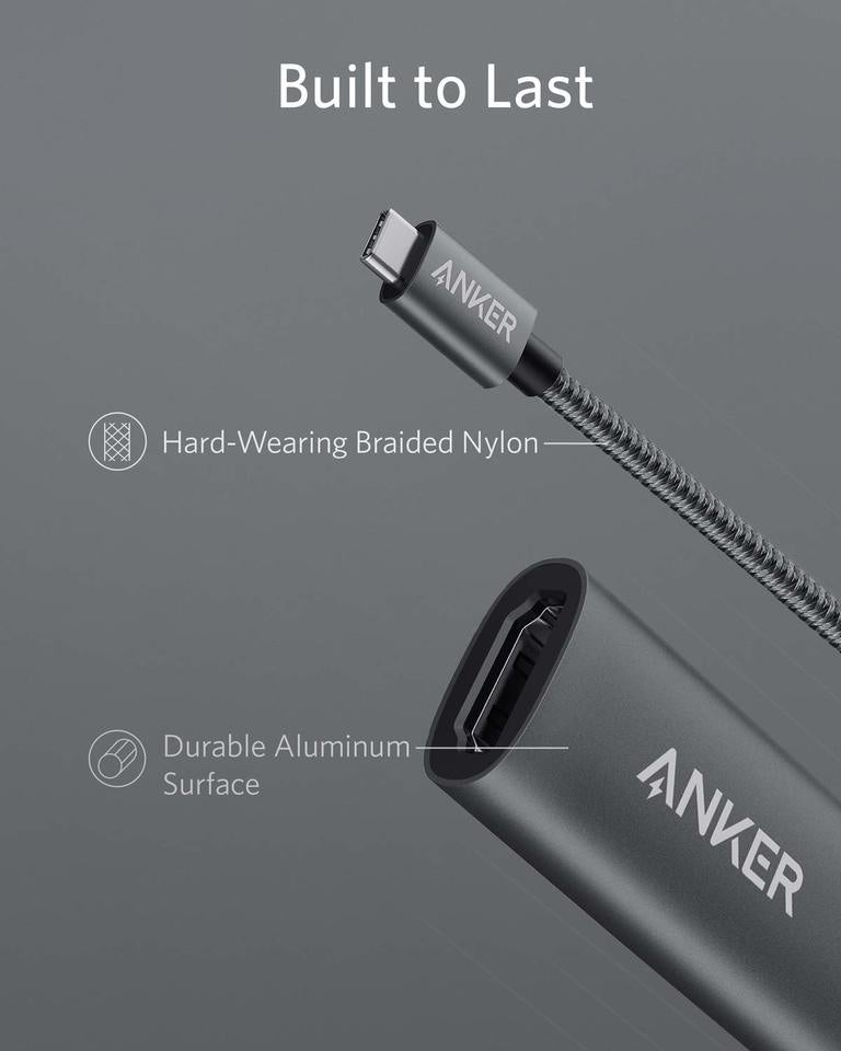 Adattatore Audio e Video USB-C - HDMI Anker 310, Grigio A83120A2