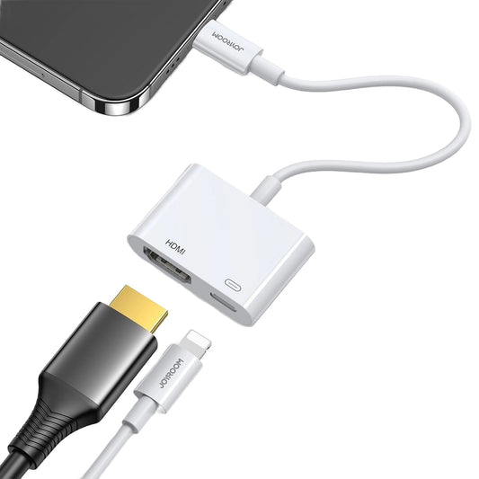 Adaptateur Audio et Vidéo Lightning - HDMI / Lightning Joyroom S-H141, Blanc