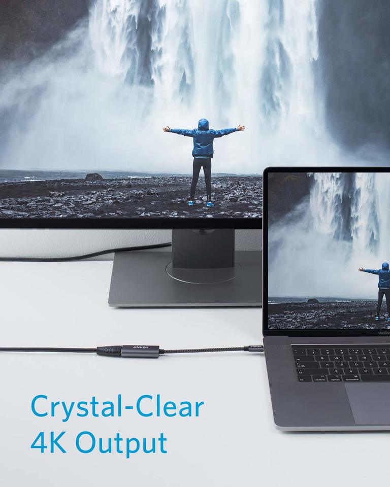 Adattatore Audio e Video USB-C - HDMI Anker 310, Grigio A83120A2