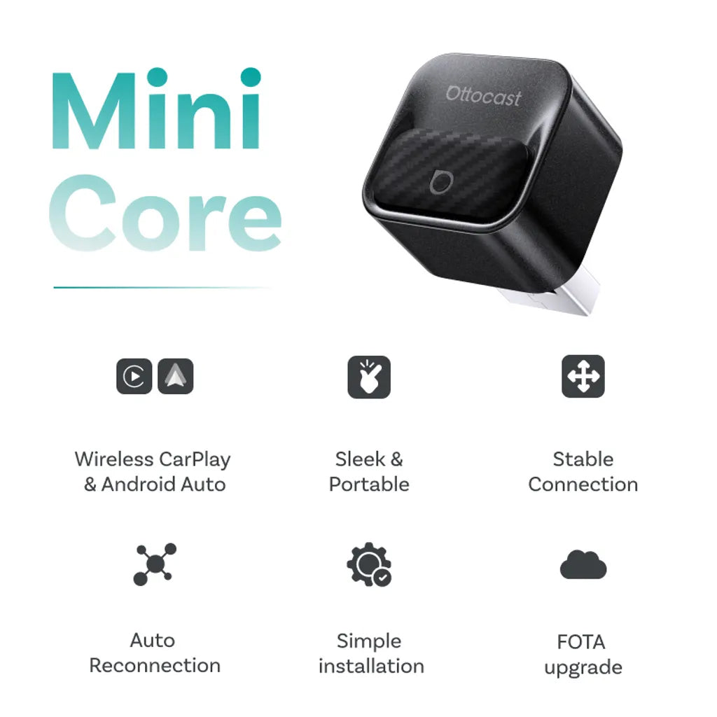 Wireless Carplay / Android Auto Adapter Ottocast Mini Pico Style B für Apple iPhone / Android Series CA525-T3