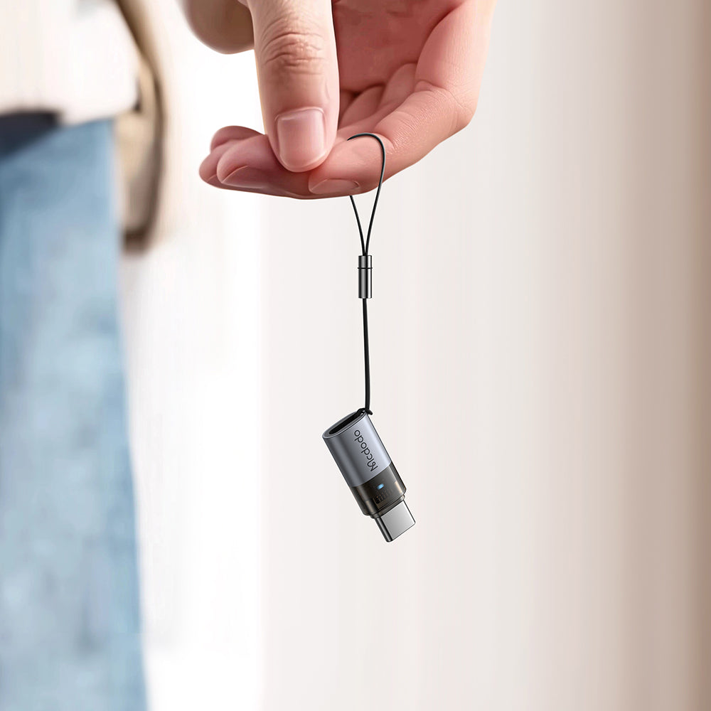 Daten- und Ladeadapter Lightning - USB-C McDodo OT-7610, Schwarz