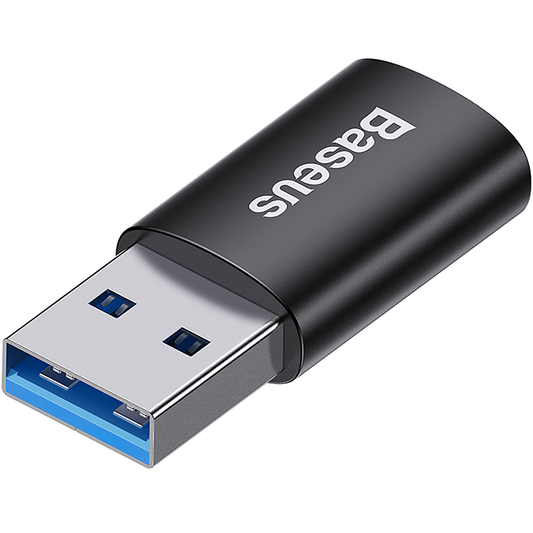 Baseus Ingenuity USB-C - USB-A USB-C Lade- und Datenadapter, Schwarz ZJJJQ00010101