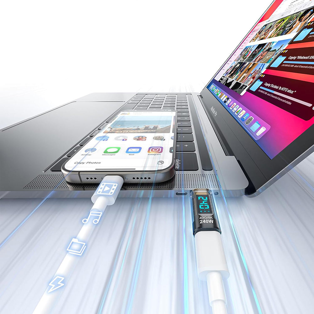 USB-C Media Adapter Techsuit A23, Grau