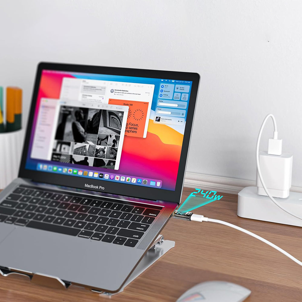 USB-C Media Adapter Techsuit A23, Grau