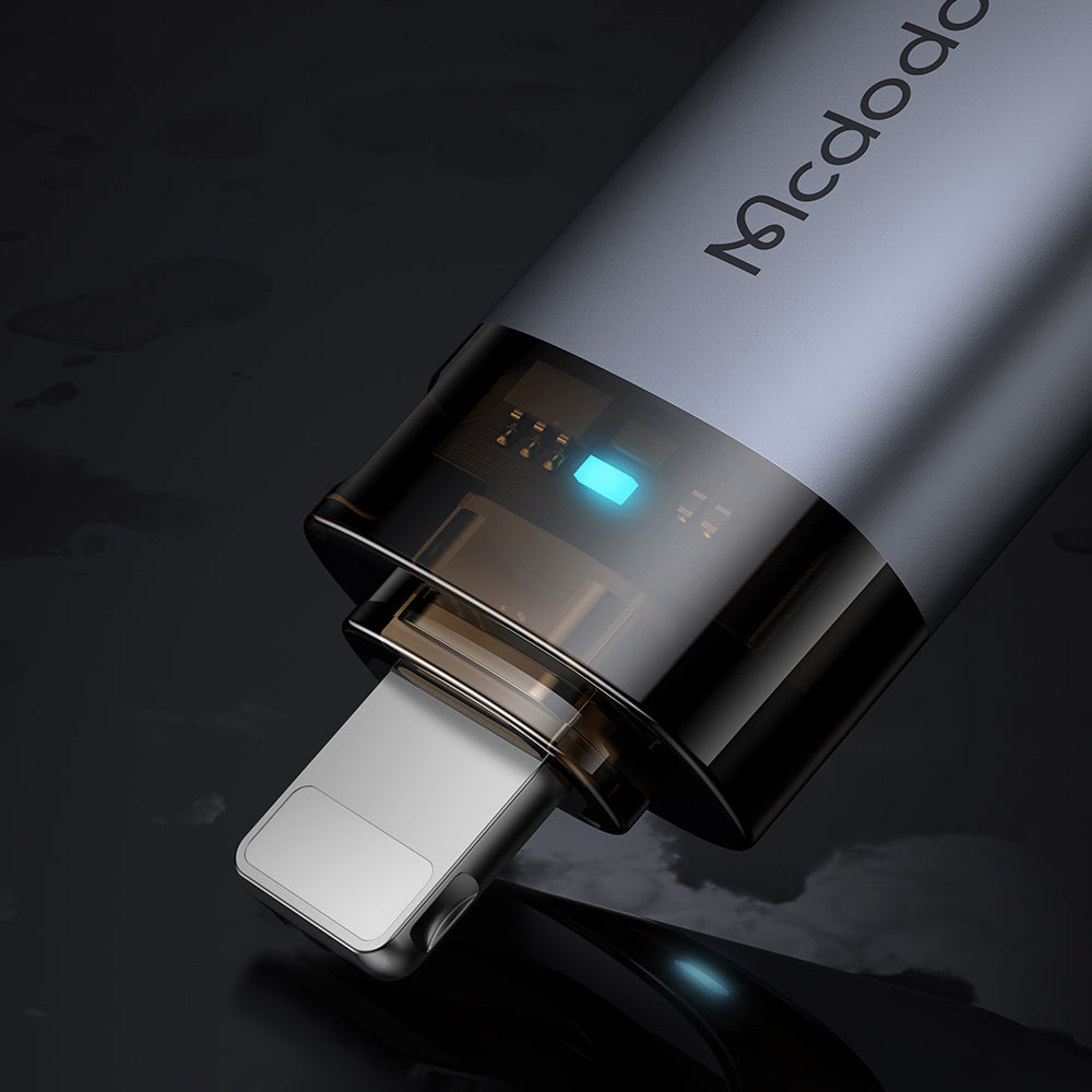 OTG Lightning - USB-A McDodo OT-7390 Adapter, Schwarz