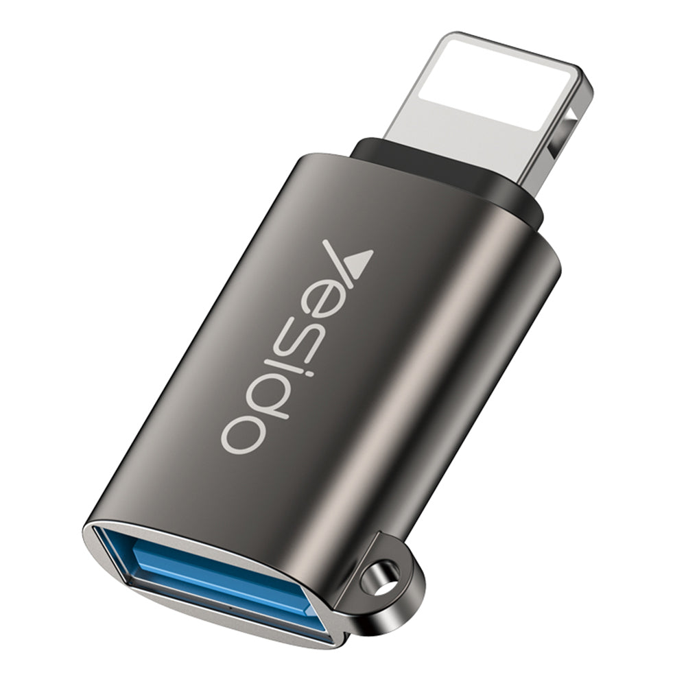 Adaptateur OTG Lightning - USB-A Yesido GS14, Noir