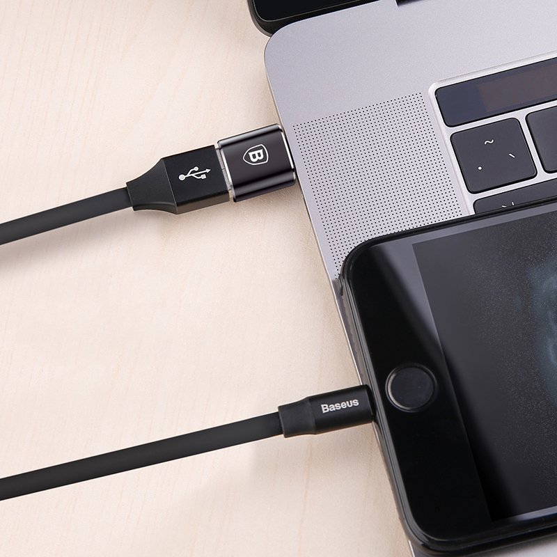 OTG Adapter USB-C - USB-A Baseus, Black CATOTG-01