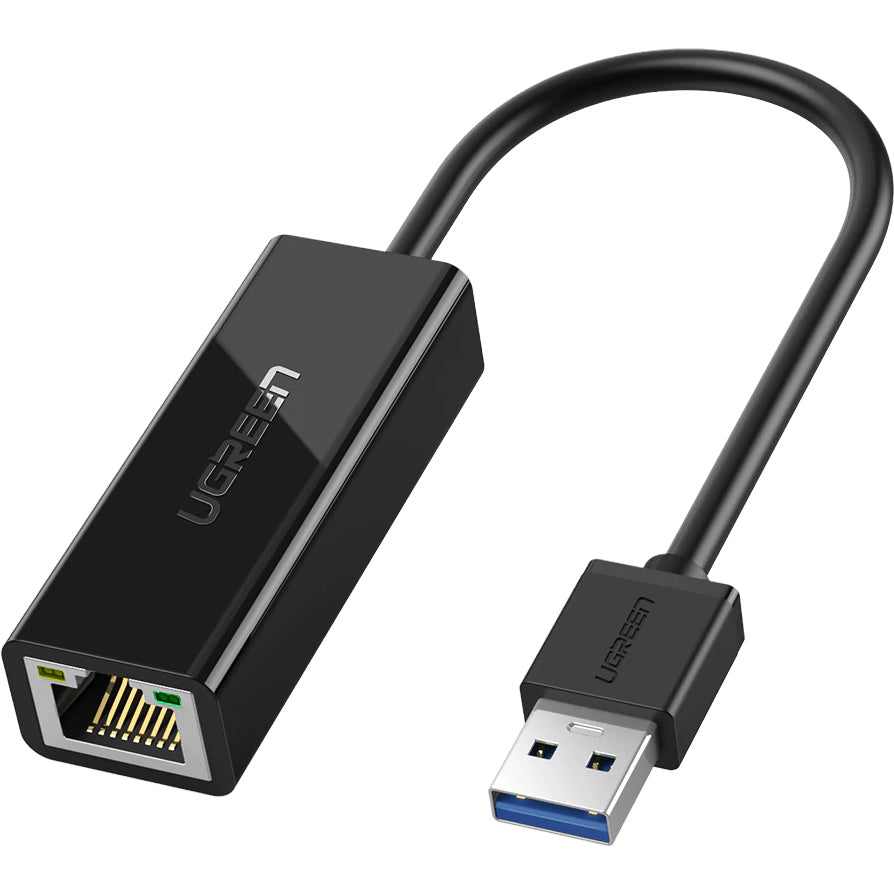Netzwerkkarte UGREEN CR111, RJ45, USB 3.0, Schwarz