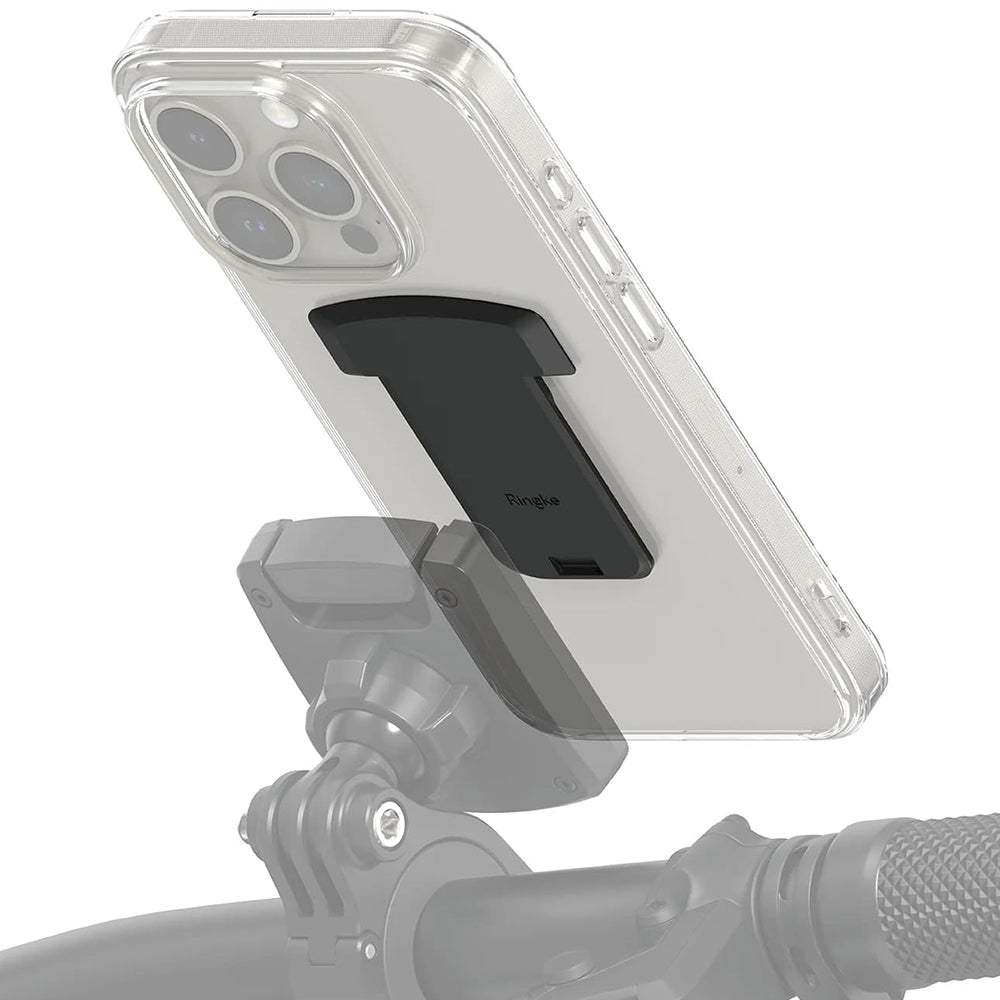 Adattatore Telefono Ringke Quick & Go per Supporto Bicicletta, Set 2 pezzi, Nero
