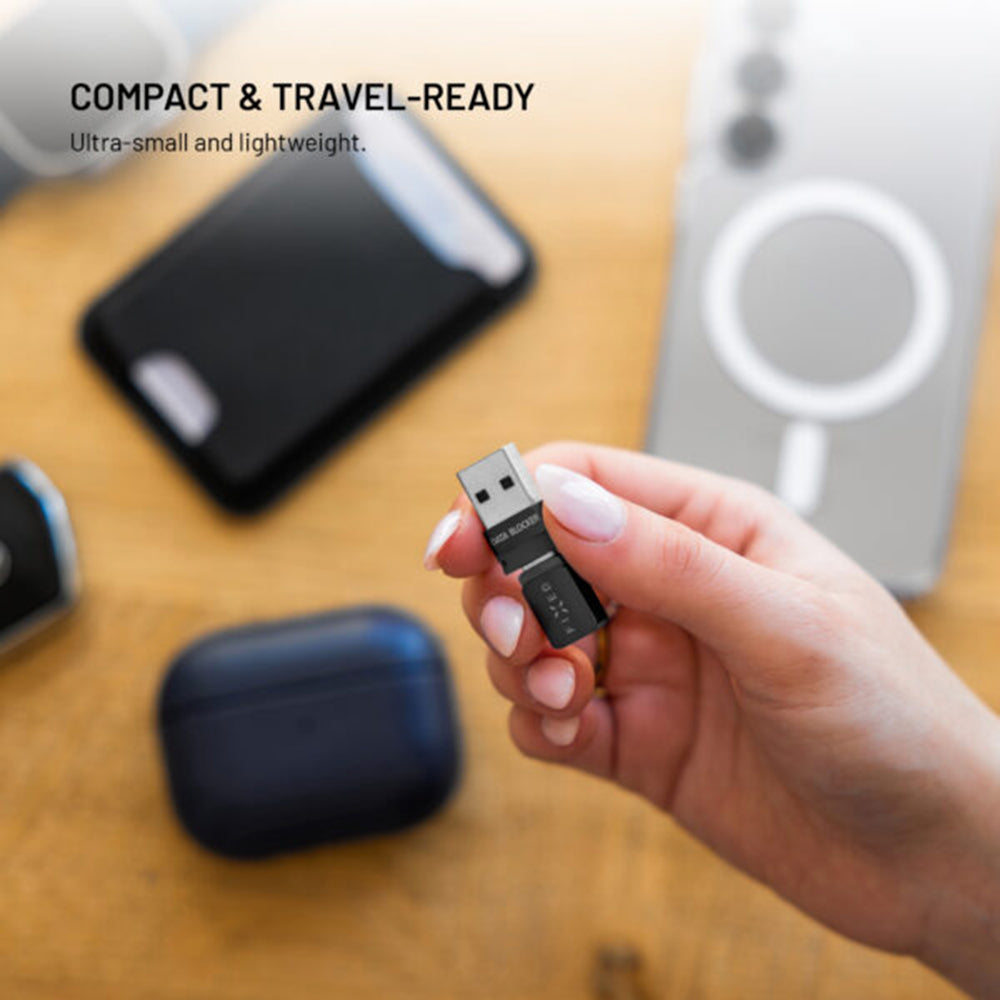 Adaptateur USB Blocage de Données Fixed, USB-A / USB-C, 2en1, Noir