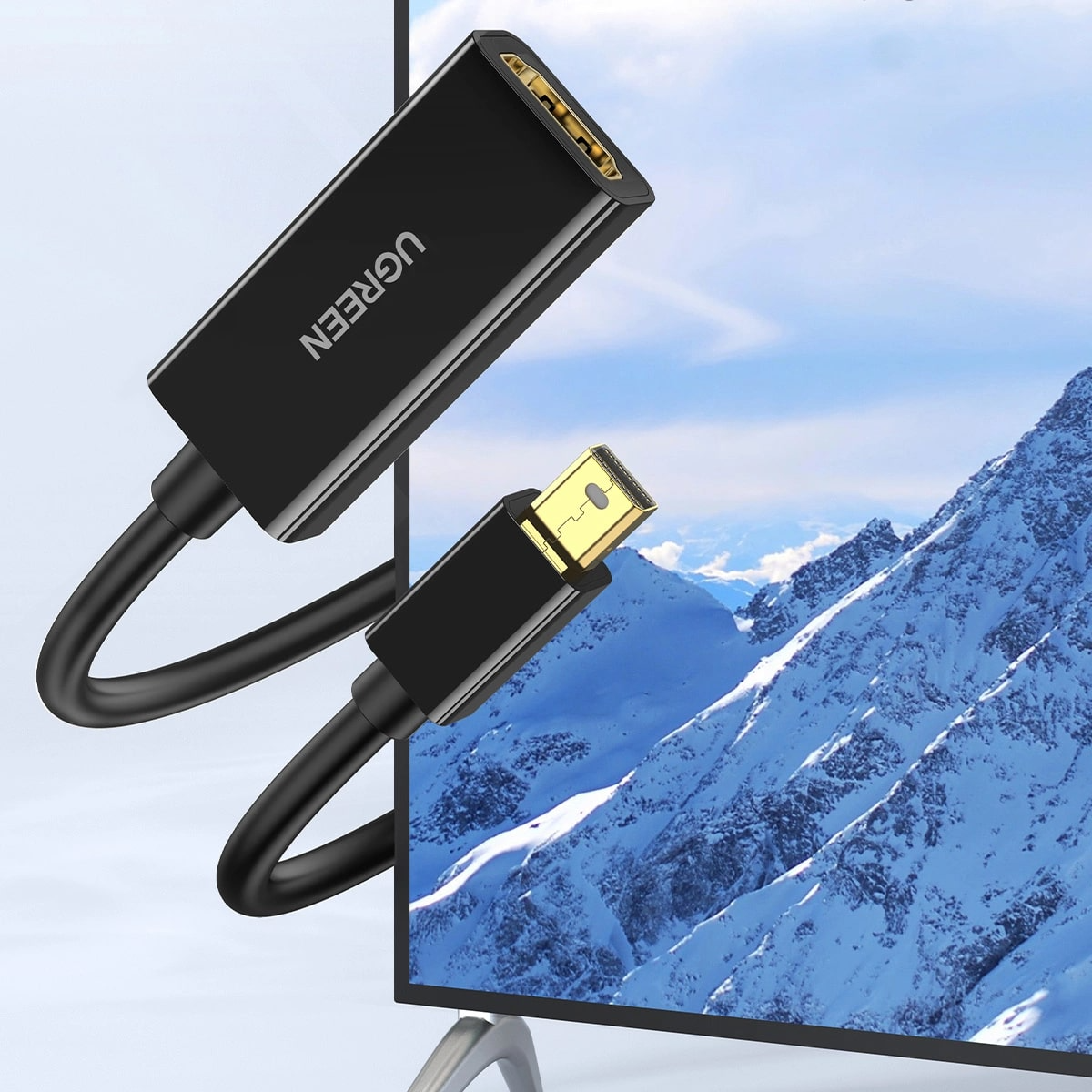 Adattatore Video UGREEN MD112, MiniDisplayPort - HDMI, 4K, Nero