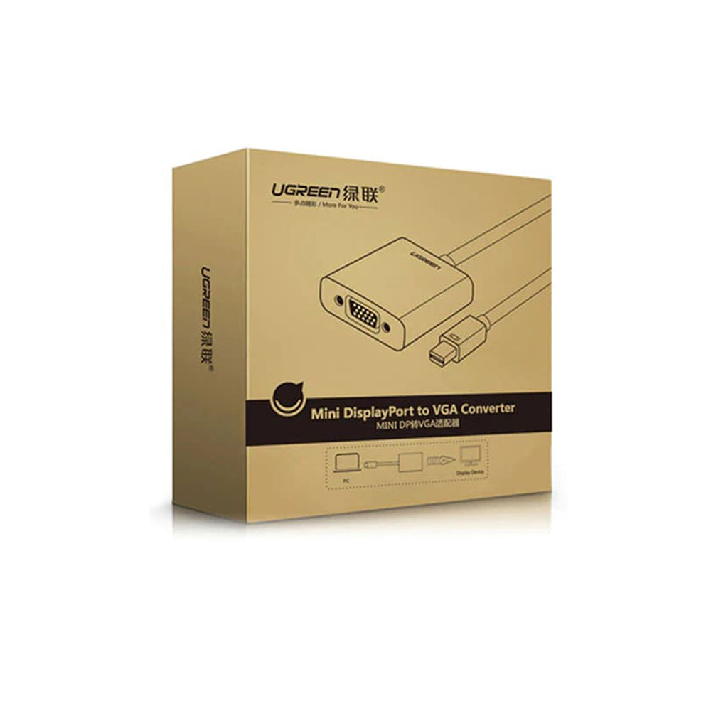 Adattatore Video UGREEN, MiniDisplayPort - VGA, 1080P, Nero