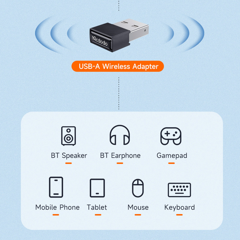 Wireless-Adapter McDodo OT-1580, Schwarz