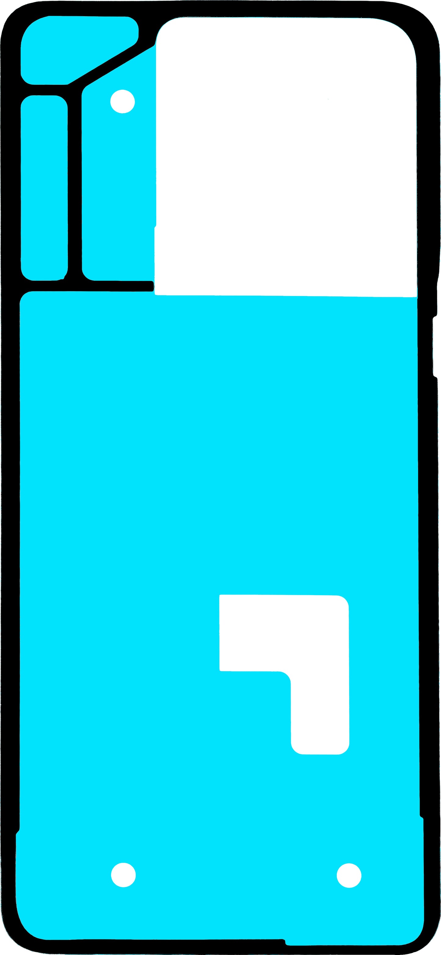 Adhésif Couvercle Batterie Motorola Edge 50 Pro, Service Pack 5D78C24171