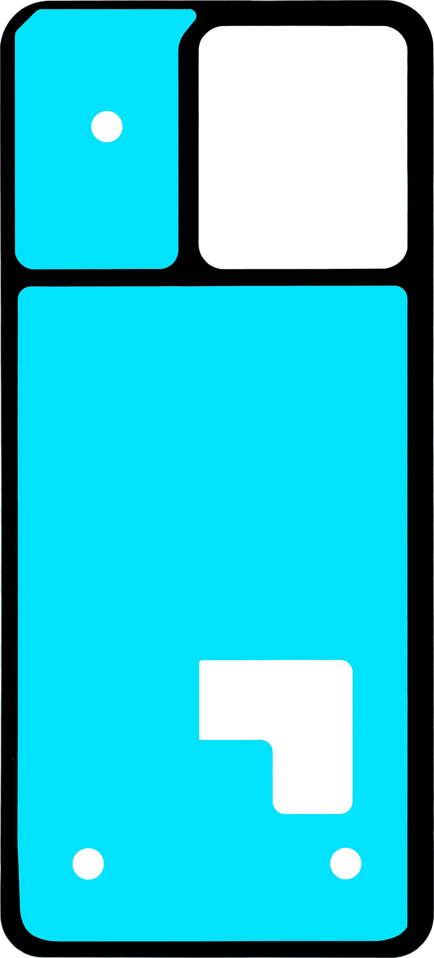 Adhésif Couvercle Batterie Motorola Edge 40 Neo, Service Pack 5D78C23510