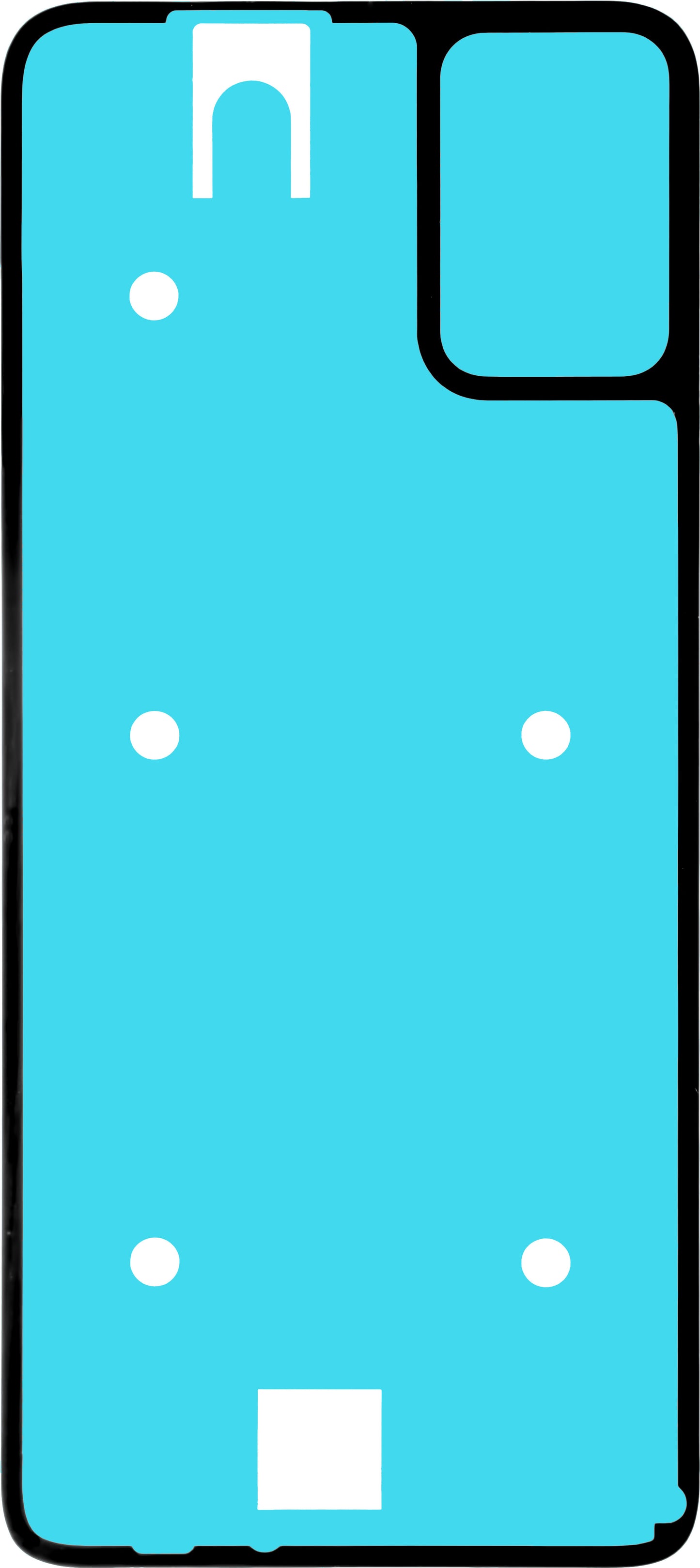 Adesivo Coperchio Batteria Motorola Moto E22i / E22, Service Pack 5D78C21629