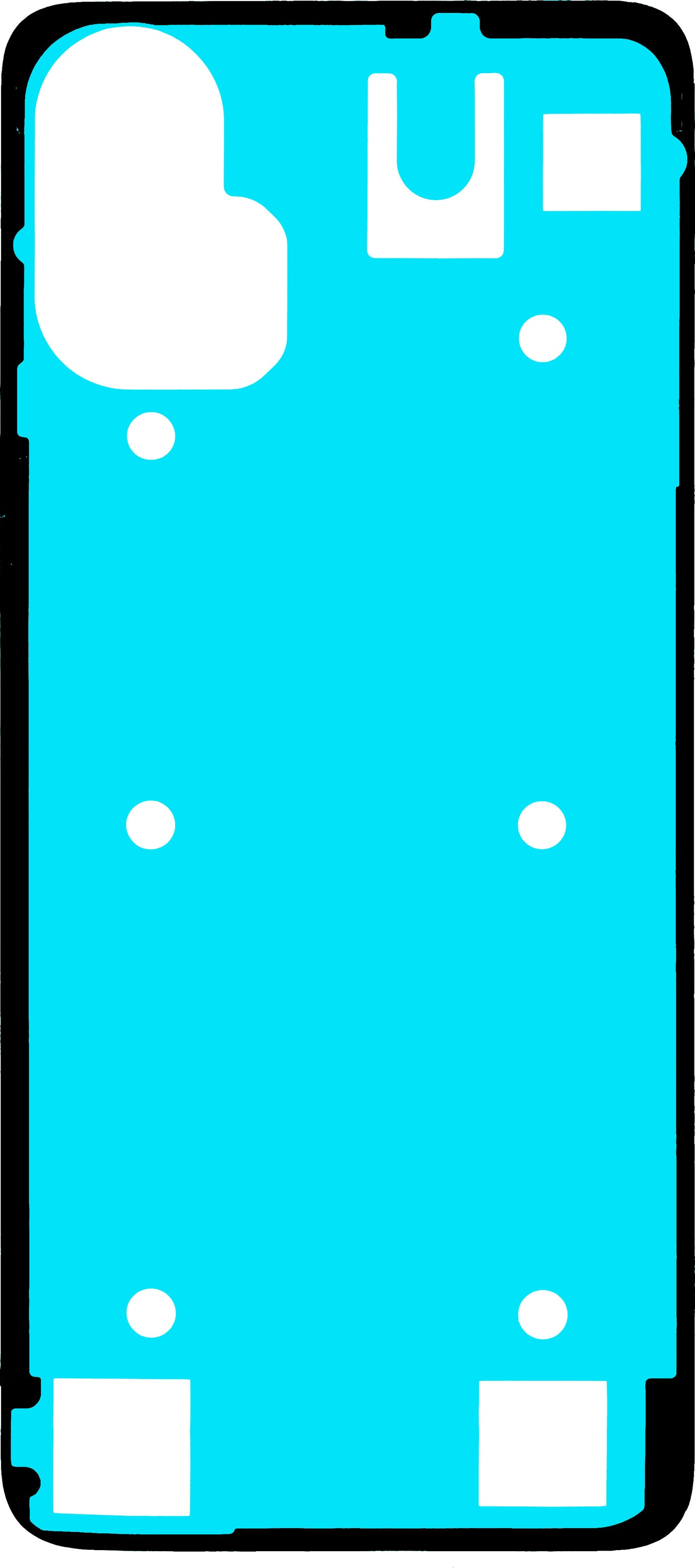 Adesivo Coperchio Batteria Motorola Moto G34, Service Pack 5D78C23682