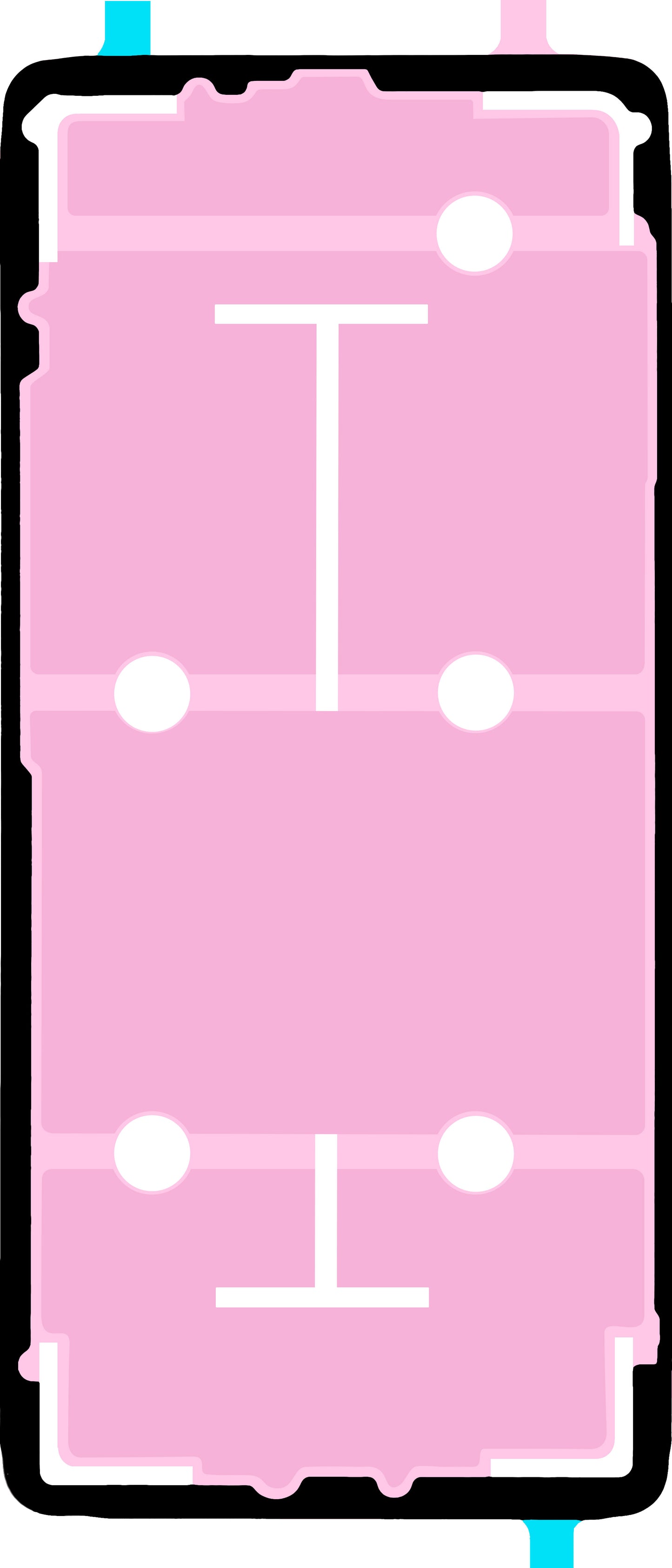 Adesivo Coperchio Batteria Realme GT 7, Service Pack 612717000517