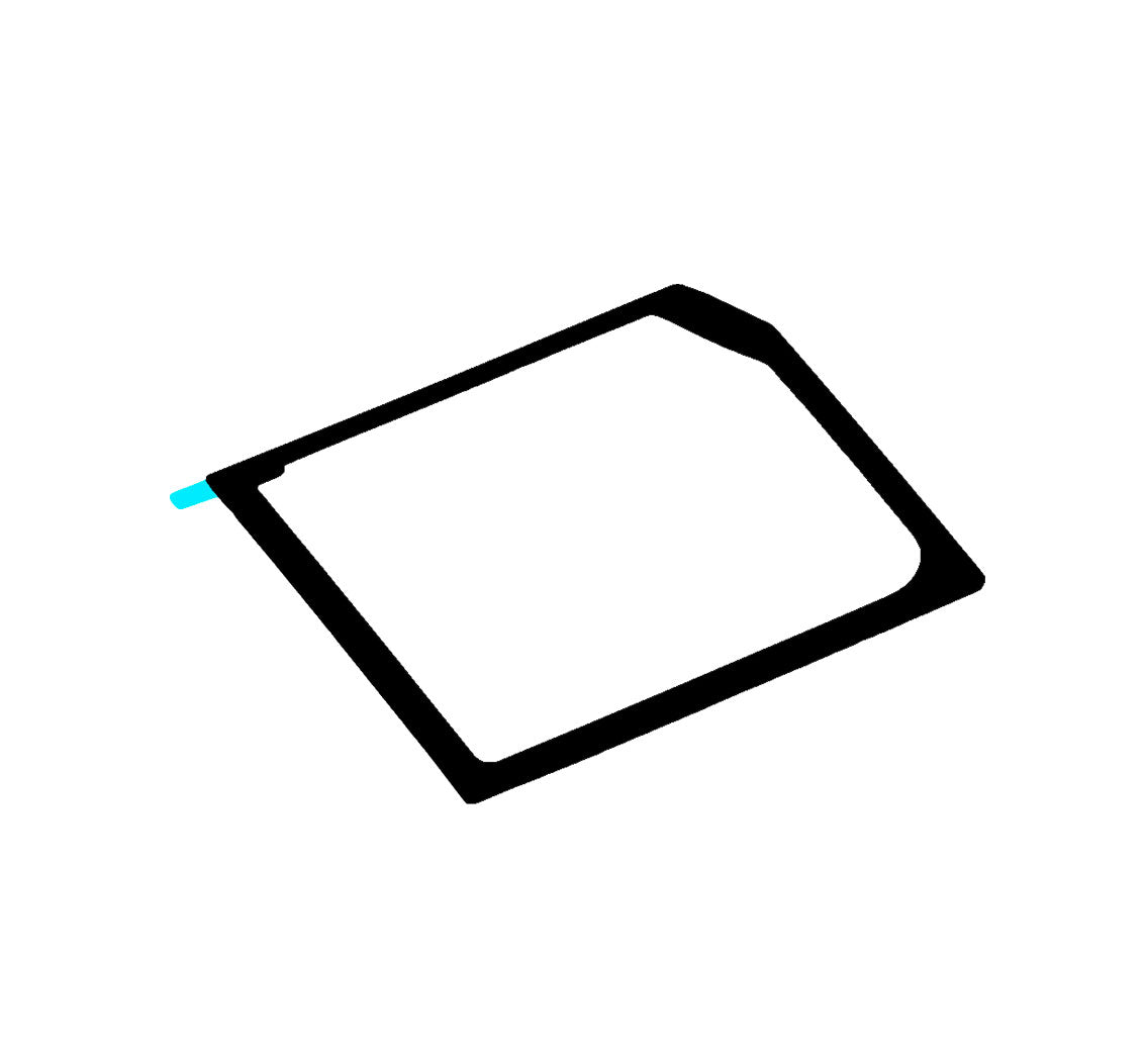 Adhésif Diffuseur Huawei Mate X7, Pack de Service 51630NED