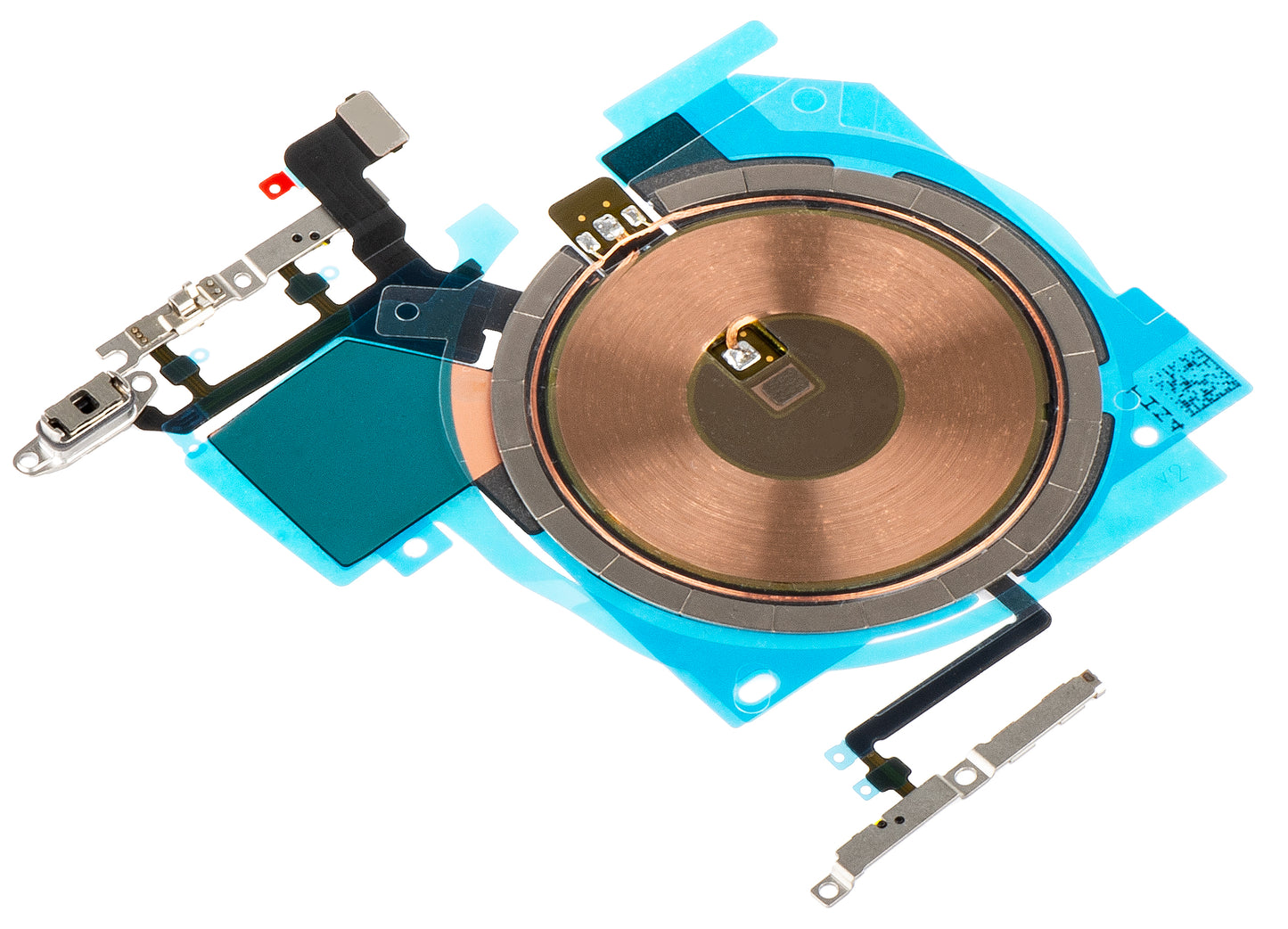 Antenna NFC - Pulsante On-Off a microcontatto - Volume - Profilo - Modulo di ricarica wireless Apple iPhone 14 Pro Max