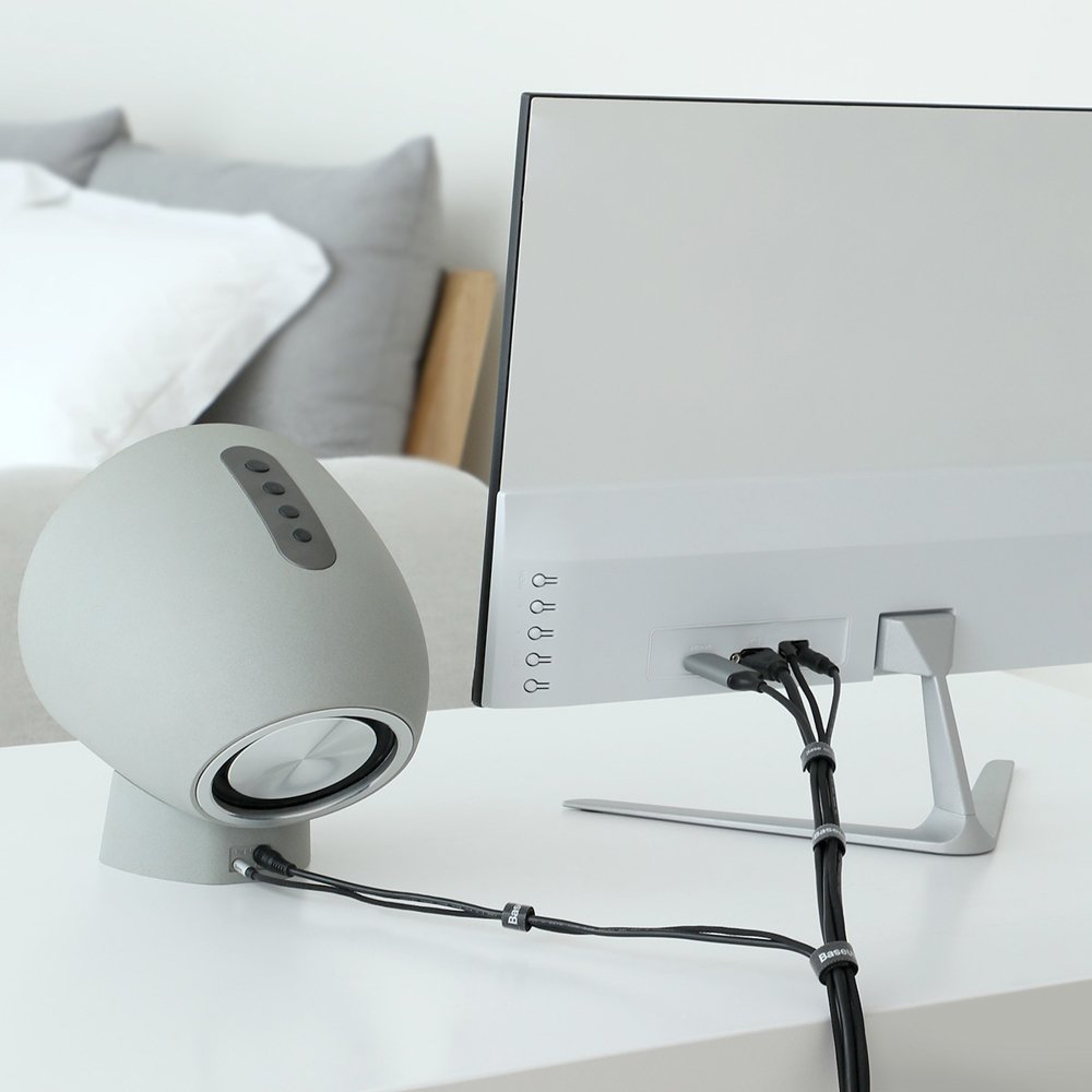 Organisateur de câbles Baseus Circle, Velcro, 3m, Noir ACMGT-F01