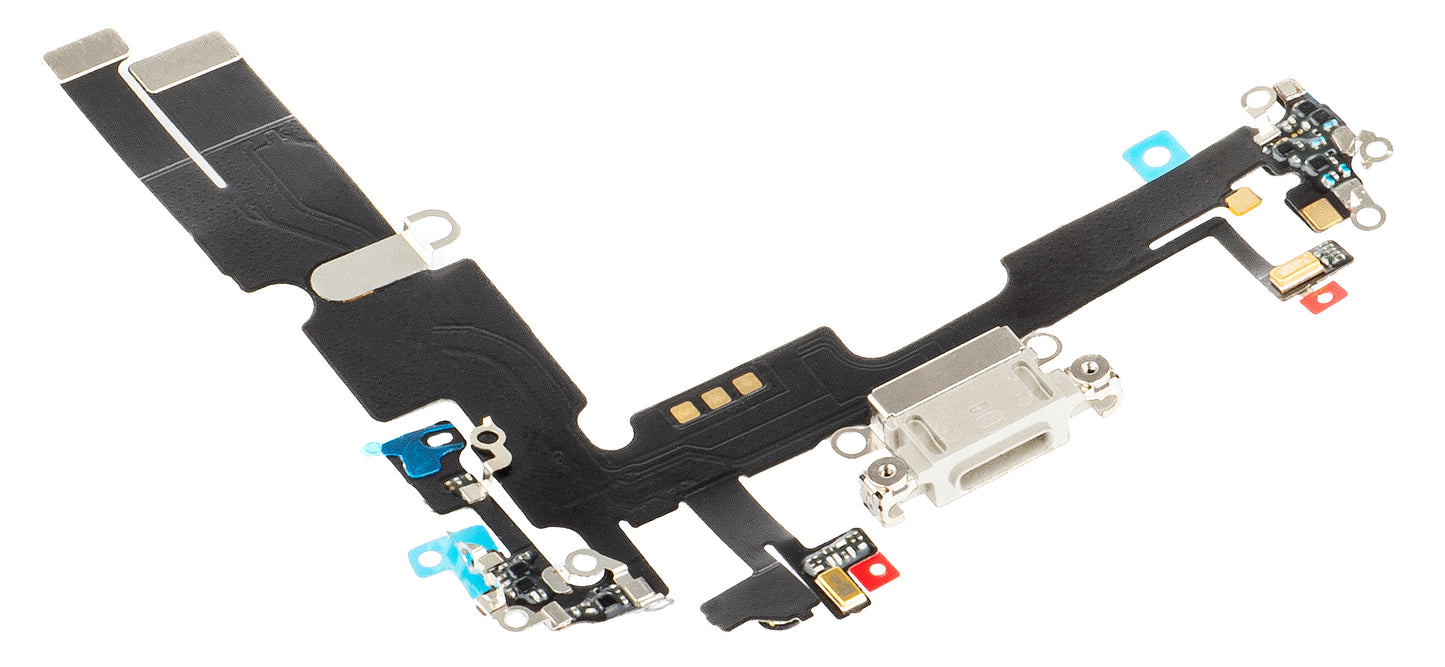 Nastro con Connettore di Ricarica - Microfono Apple iPhone 14 Plus, Argento