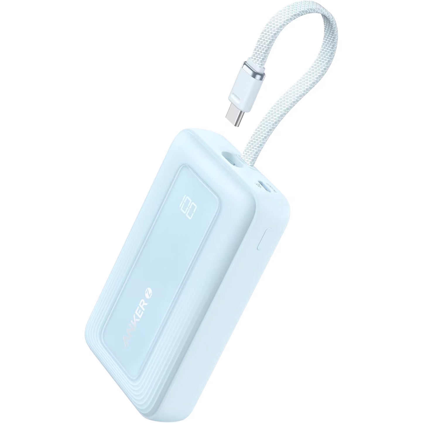 Batterie Externe Anker Zolo, 10000mAh, 30W, QC + PD, 1 x USB-A - 2 x USB-C, Bleue A1688031