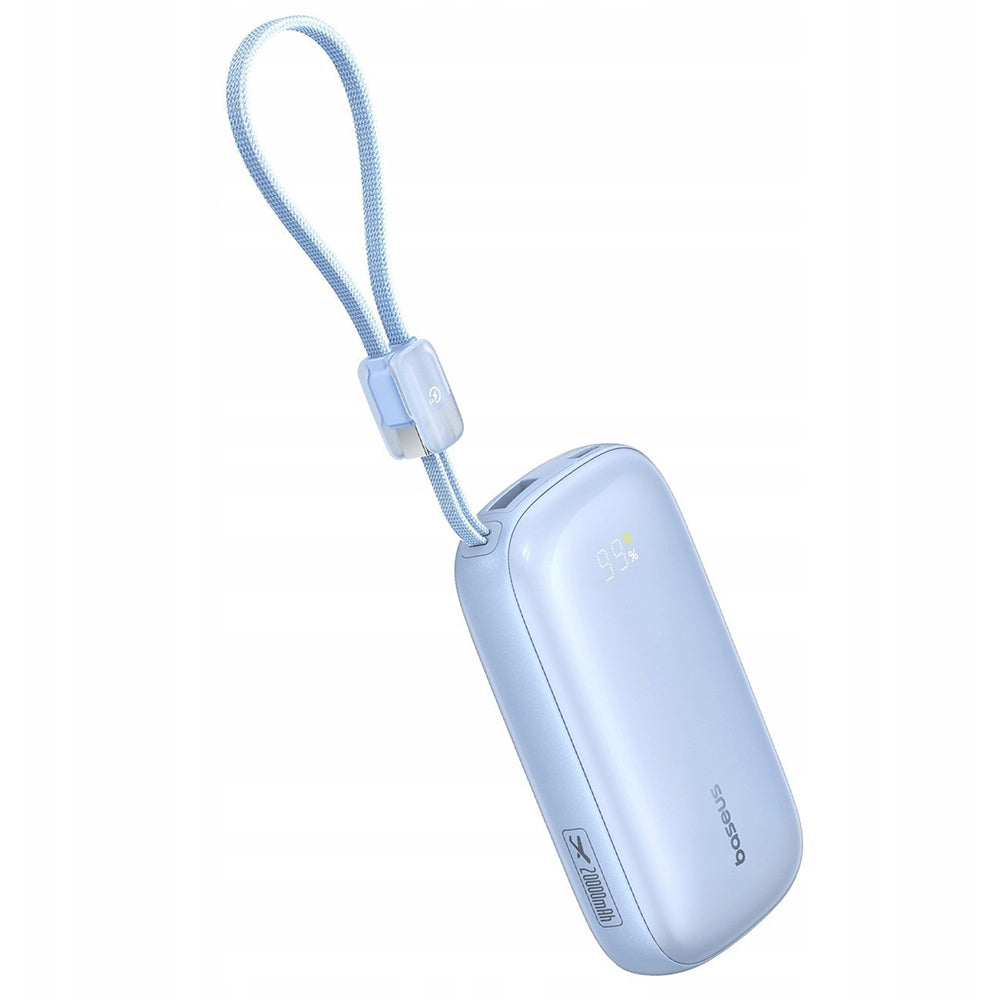 Batterie Externe Baseus EnerFill FC21 Qpow 3 Ultra, 10000mAh, 22.5W, QC + PD, 1 x USB-A - 1 x USB-C, Bleue E0027L03