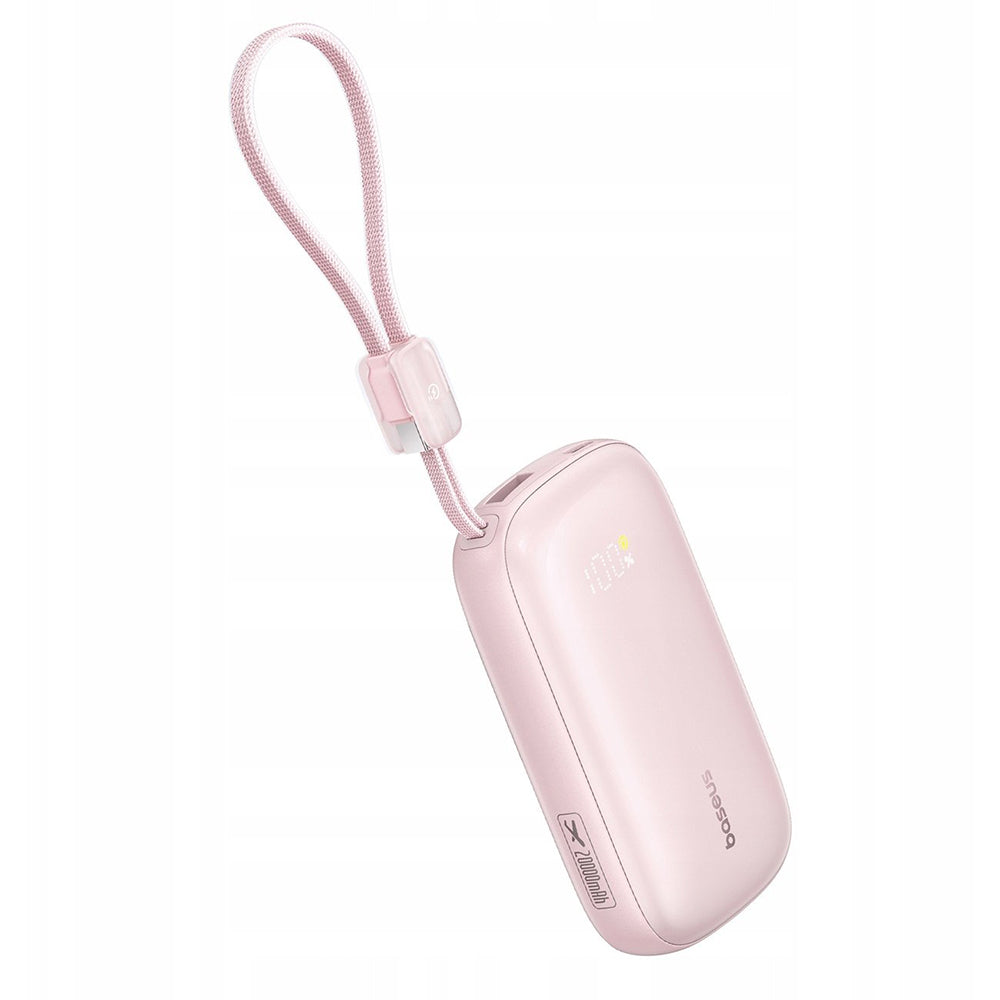 Batterie Externe Baseus EnerFill FC21 Qpow 3 Ultra, 10000mAh, 45W, QC + PD, 1 x USB-A - 1 x USB-C, Rose E0027Q02