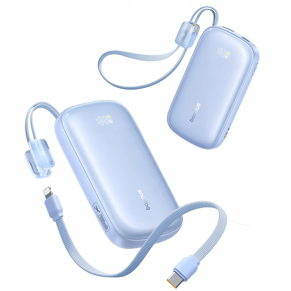 Batteria Esterna Baseus EnerFill FC21 Qpow 3 Ultra, 20000mAh, 22.5W, QC + PD, 1 x USB-A - 1 x USB-C, Blu E0027M03