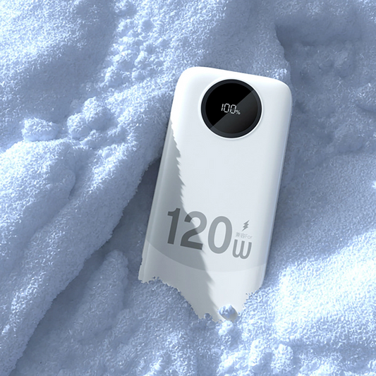 Batterie Externe Dudao K13, 10000mAh, 120W, QC + PD, 1 x Lightning - 1 x USB-A - 2 x USB-C, Blanche