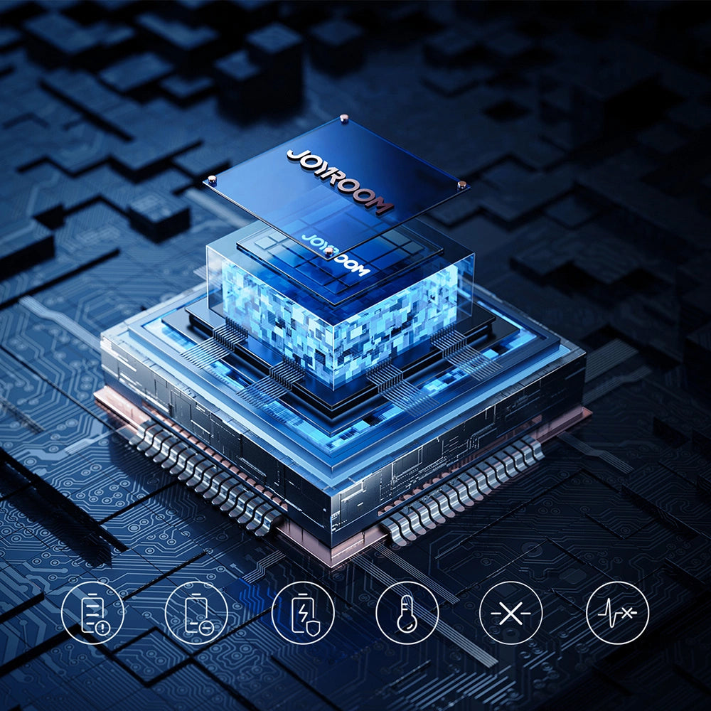 Batterie Externe Joyroom JR-PBF05, 30000mAh, 65W, QC + PD, 1 x USB-A - 2 x USB-C, Noire