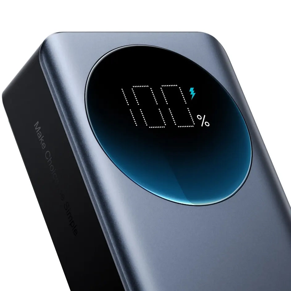 Batterie Externe Joyroom JR-PBF05, 30000mAh, 65W, QC + PD, 1 x USB-A - 2 x USB-C, Noire