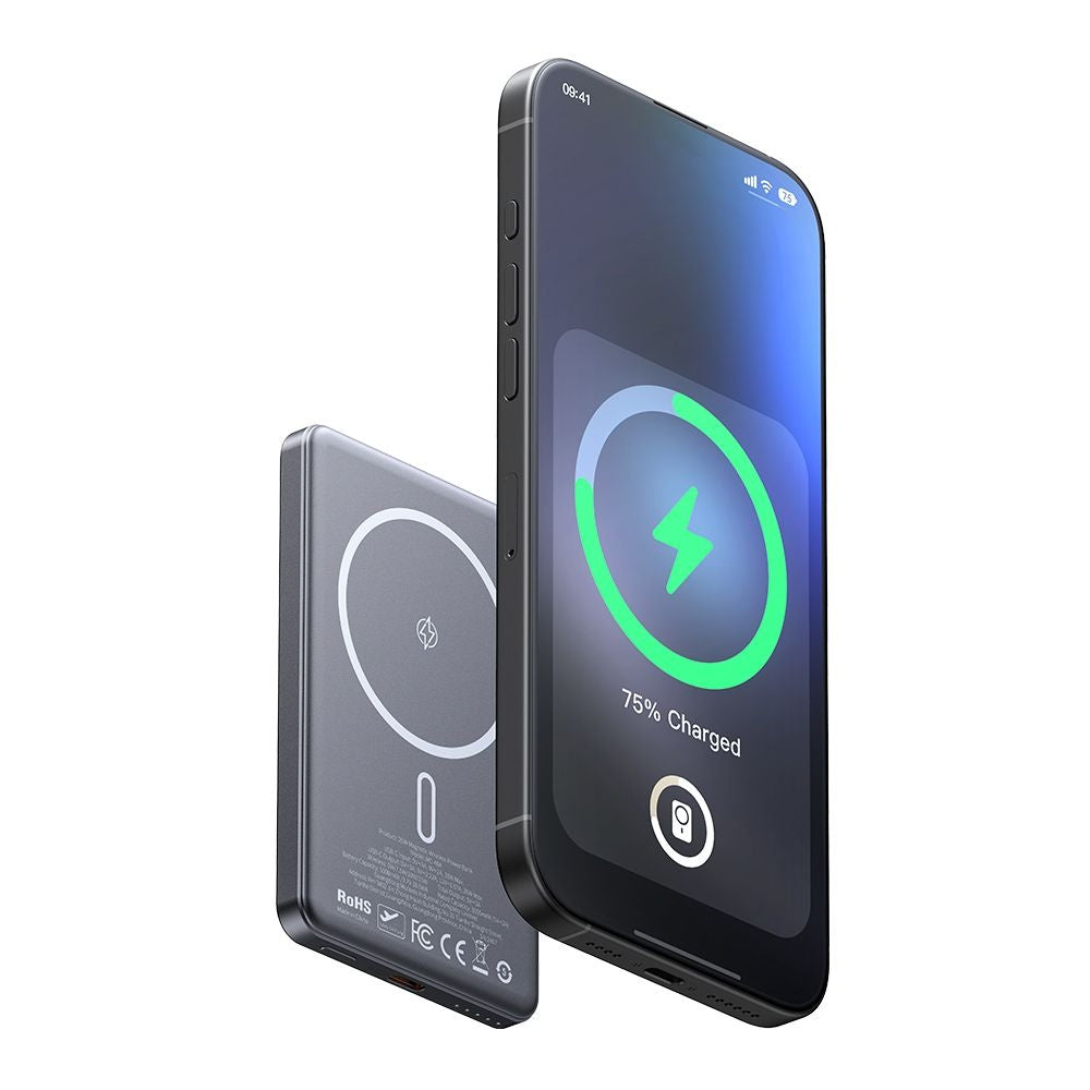 Batteria Esterna Wireless McDodo MC-4641 Meta, 5000mAh, 20W, PD + FQI, 1 x QI - 1 x USB-C, Nera