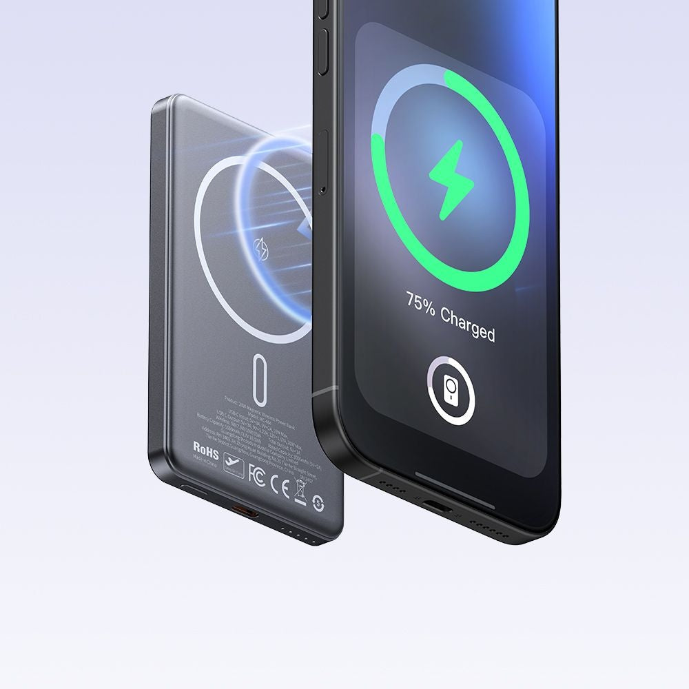 Batteria Esterna Wireless McDodo MC-4641 Meta, 5000mAh, 20W, PD + FQI, 1 x QI - 1 x USB-C, Nera